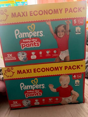 Pampers pants T4 et T5