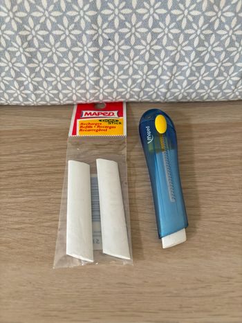 Pack Stylo Gomme "Cutter" + 2 Recharges