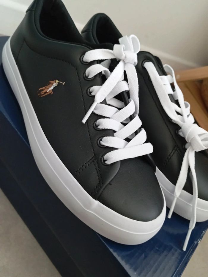 Paire de baskets basses Ralph Lauren neuve T37 - photo numéro 4