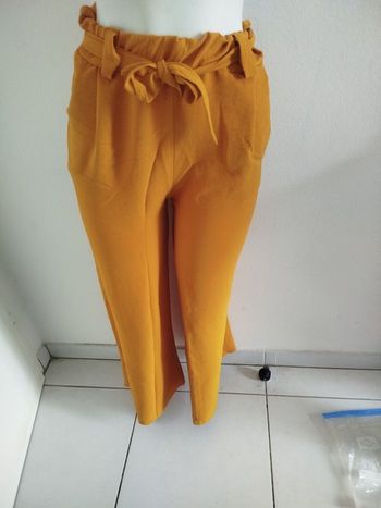 #kytietailleuniquefemme. Pantalon a jambes larges taille unique 