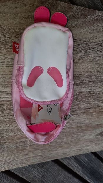Pochette neuve rose et blanche Gifi