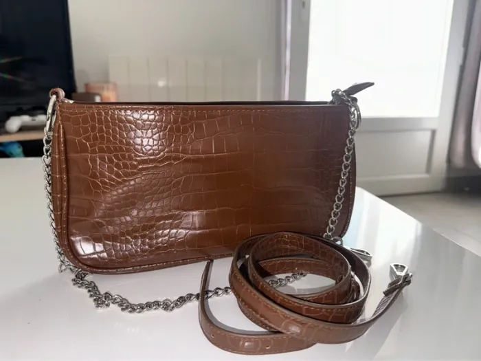 Sac à main marron