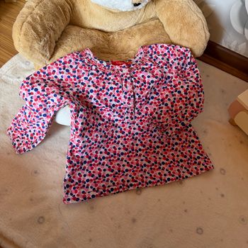 Jolie blouse à pois colorés - T18mois - Tissaia 