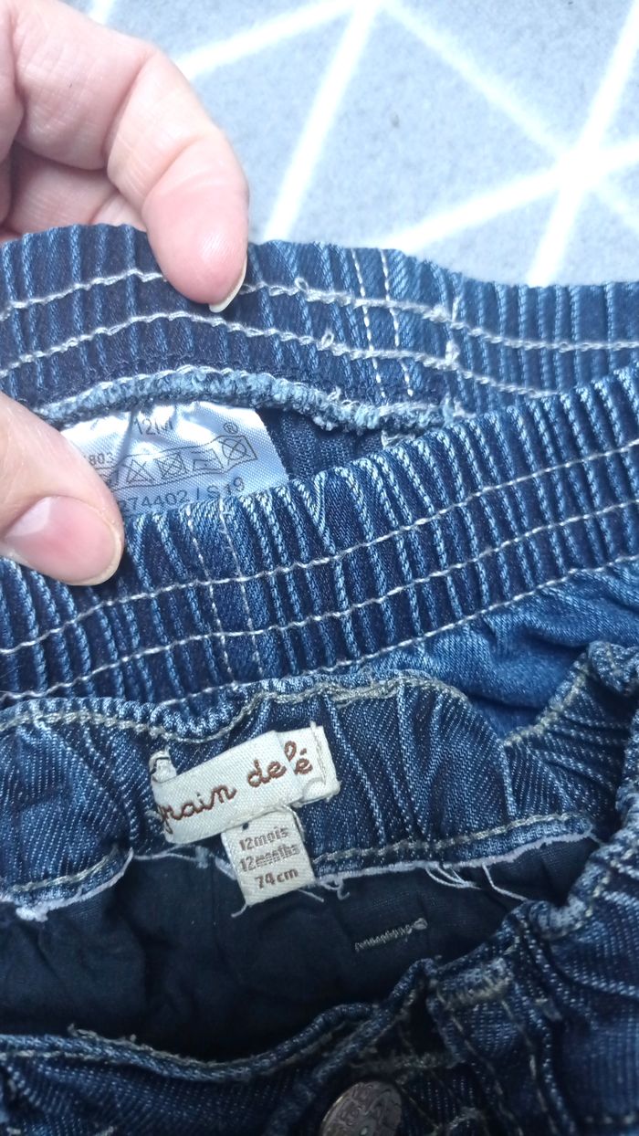 🦁 Lot 4 jeans, 12 mois - photo numéro 6