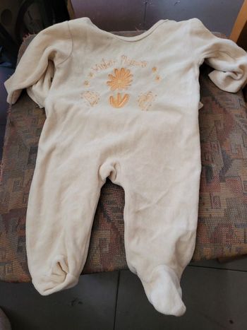 Pyjama velours 3 mois