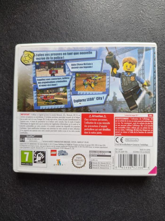 Nintendo - 3DS - Lego - City undercover - The chase begins - photo numéro 2