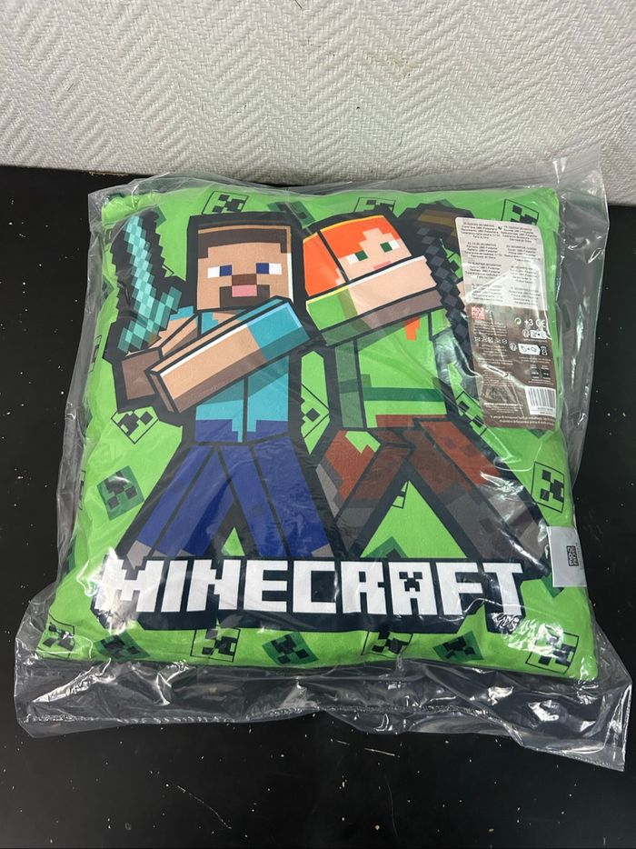 Coussin Minecraft 38 Cm( Impression Recto Verso) - photo numéro 3