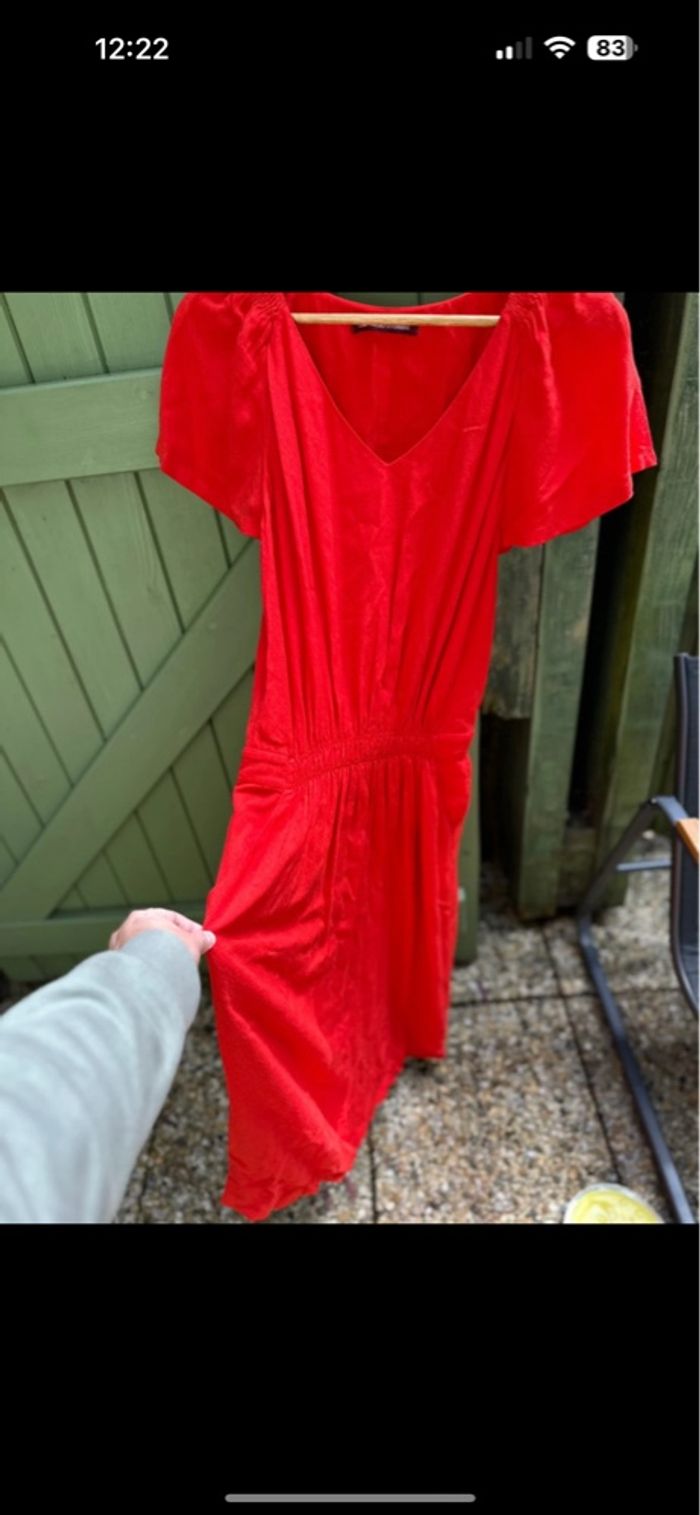 Robe rouge le comptoir des cotonniers - photo numéro 2