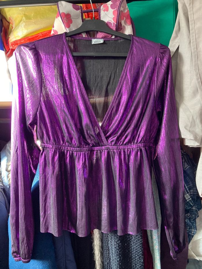 Blouse violette