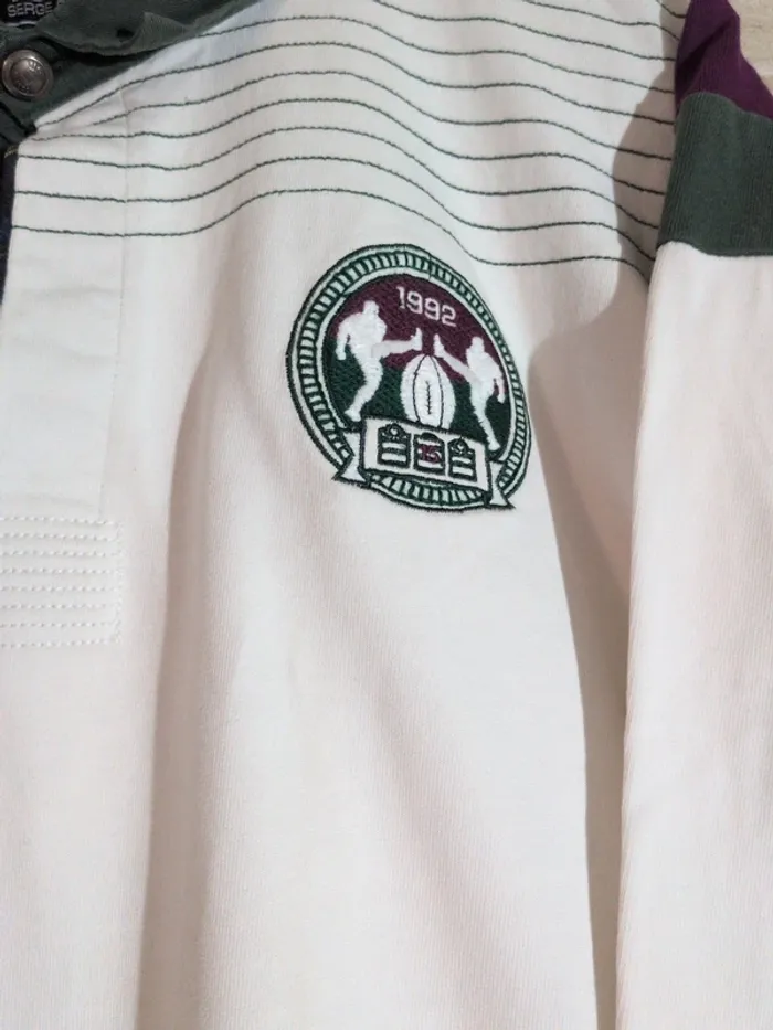 Polo vintage Serge Blanco – Taille L – Année 1992 - photo numéro 3