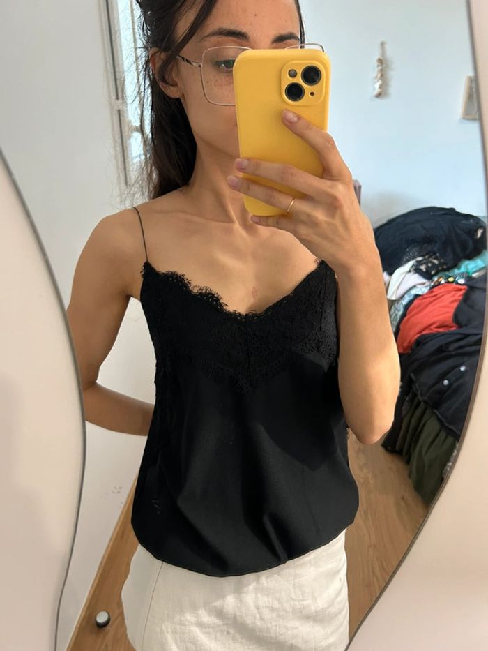 Top dentelle à bretelles vintage - photo numéro 7