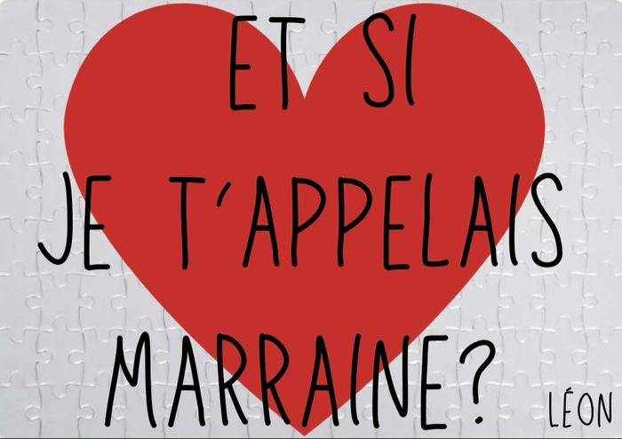 Puzzle personnalisé pour parrain/marraine - photo numéro 2