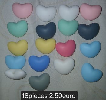 Petit coeur en silicone 