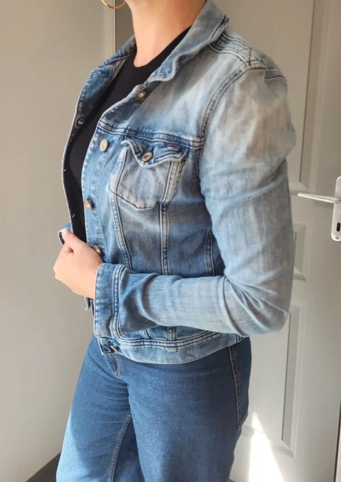 Veste en jean femme taille XS taille 36 - photo numéro 2