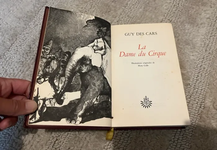 Livre ancien-collection La Dame Du Cirque de Guy Des Cars - photo numéro 4
