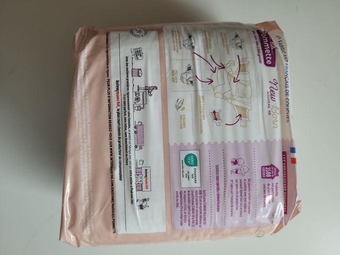 Paquet de 27 Couches pommette taille 1 (2-5kg) - photo numéro 3