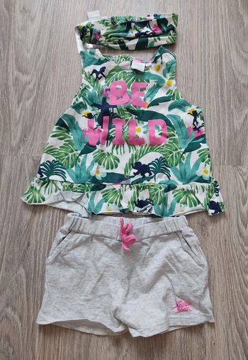 Ensemble short le livre de la jungle 12 mois