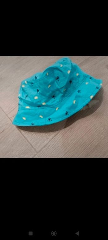 Chapeau bob turquoise 41 cm