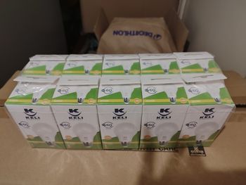 Lot de 10 ampoules LED économiques marque Keli à vis