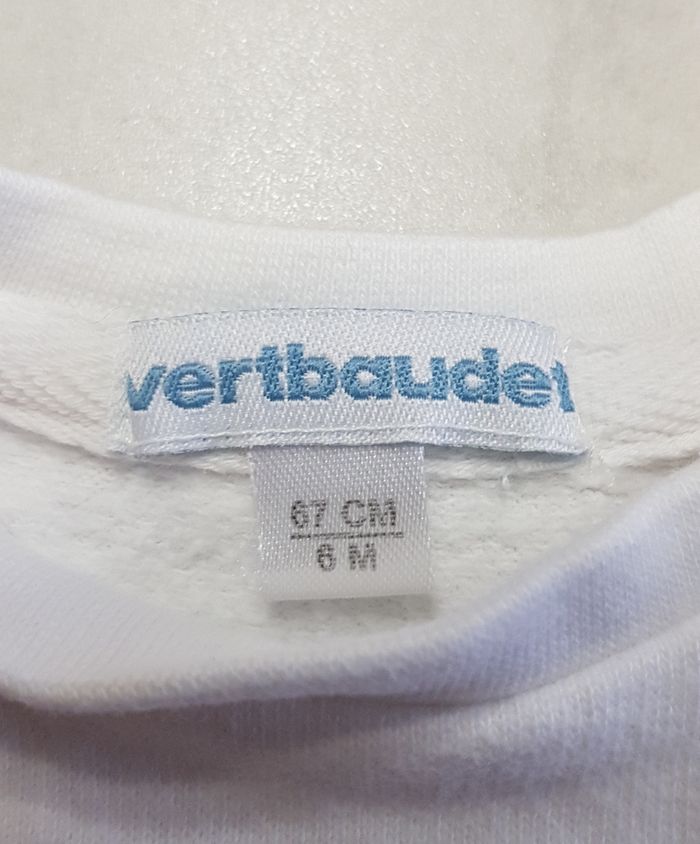 Sweat vertbaudet 6 mois - photo numéro 3