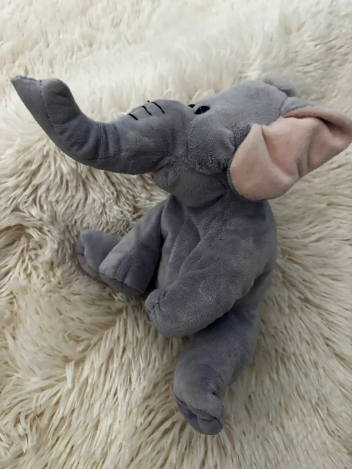 Peluche éléphant - photo numéro 3