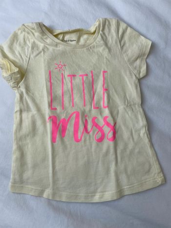 Tshirt 18 mois jaune rose