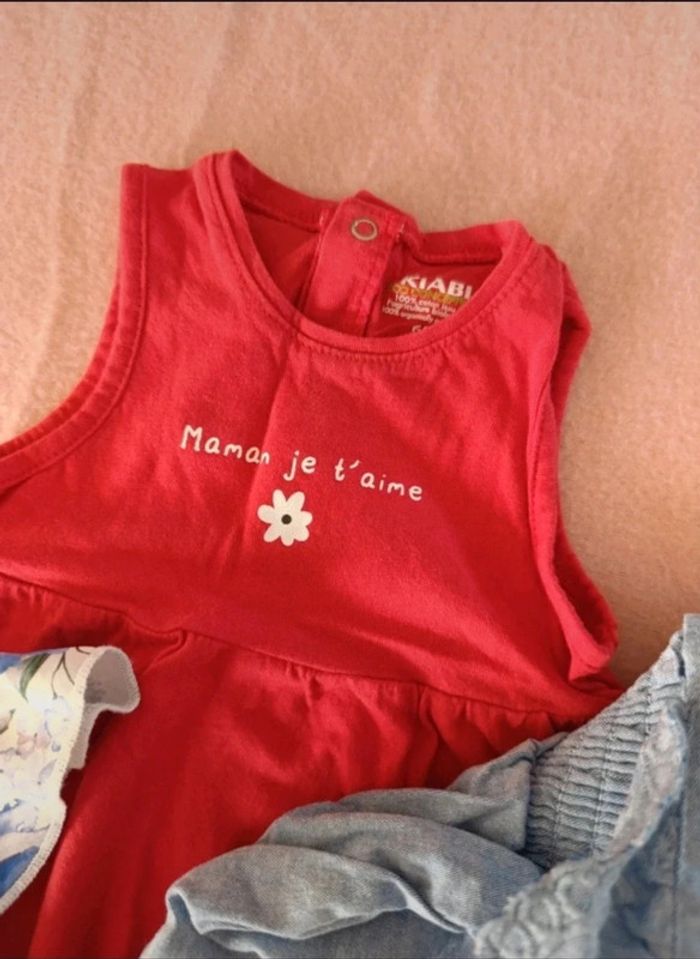 Gros lot vêtements été bébé fille 6 mois - photo numéro 9