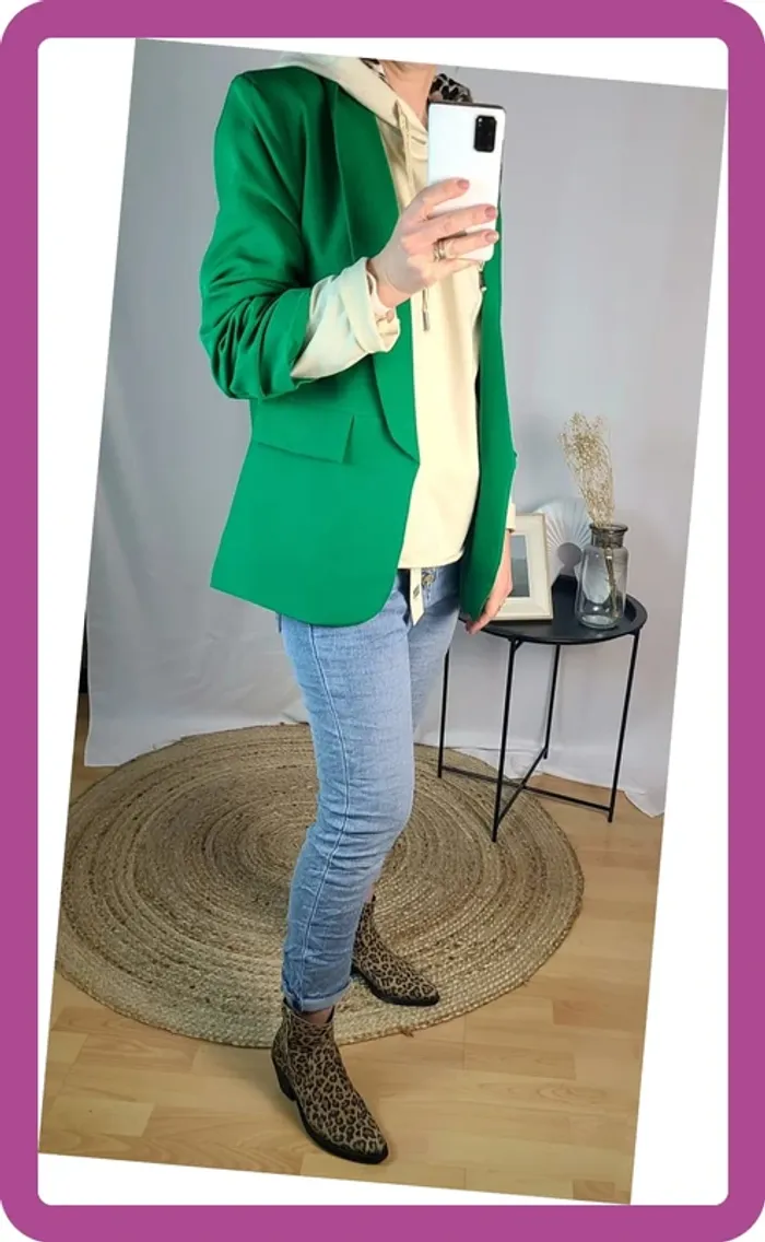 Blazer manches froncées, NEUF avec étiquette - photo numéro 6