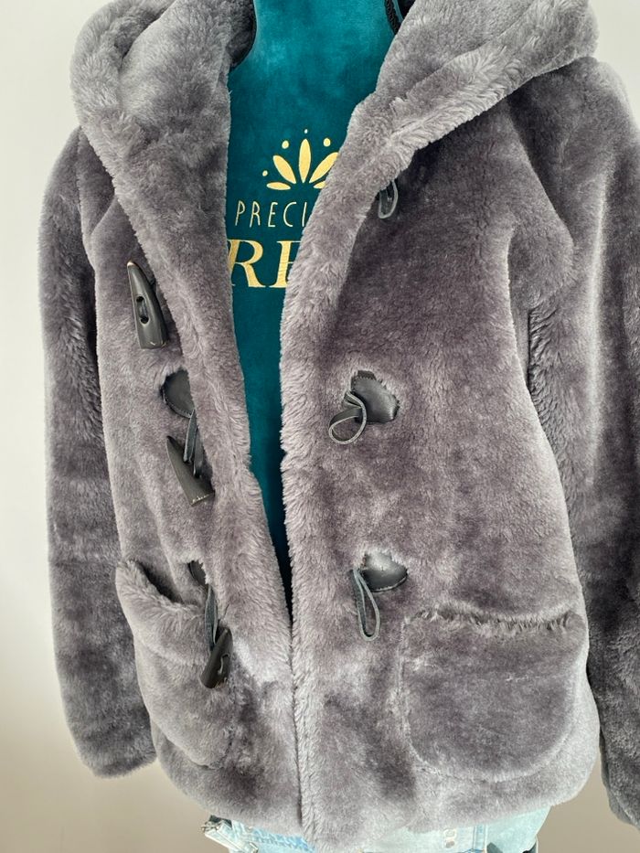 Veste Manteau Doux Épais Grande Capuche - photo numéro 4