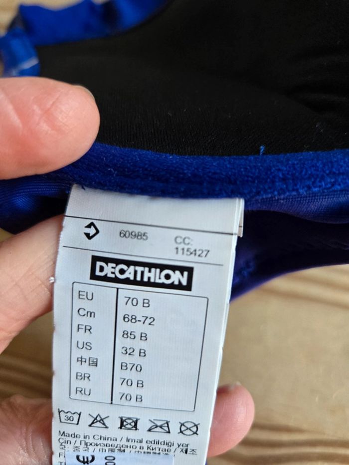 Haut de maillot de bain 85B decathlon - photo numéro 3