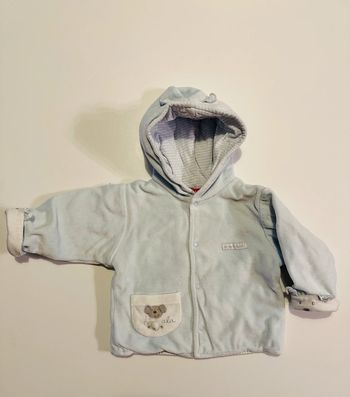 Manteau bébé en velours - 6 mois - Tissaia