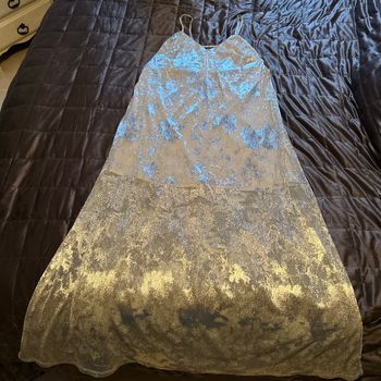 Rose longue argenté