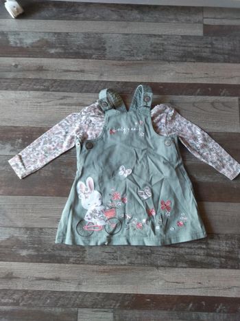 Ensemble robe + tee shirt manche longue taille 18 mois