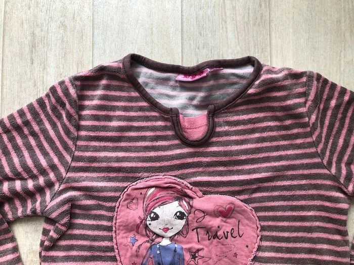 Pyjama marron rose fille NKY - photo numéro 8
