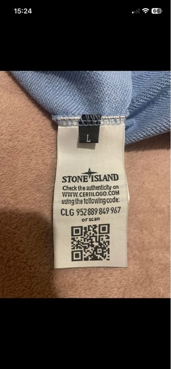 Pull stone Island bleu