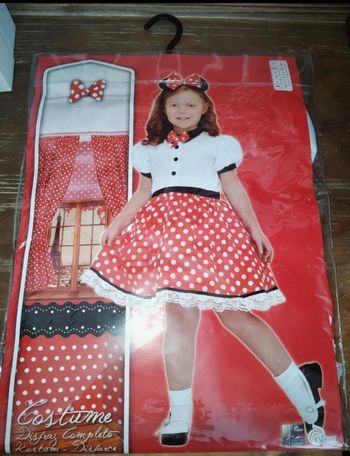Costume type Minnie taille 3-5 ans