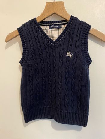 Pull sans manche Burberry 6 ans