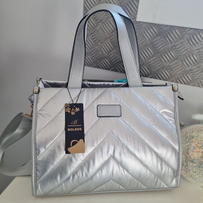 Magnifique sac argenté - photo numéro 7