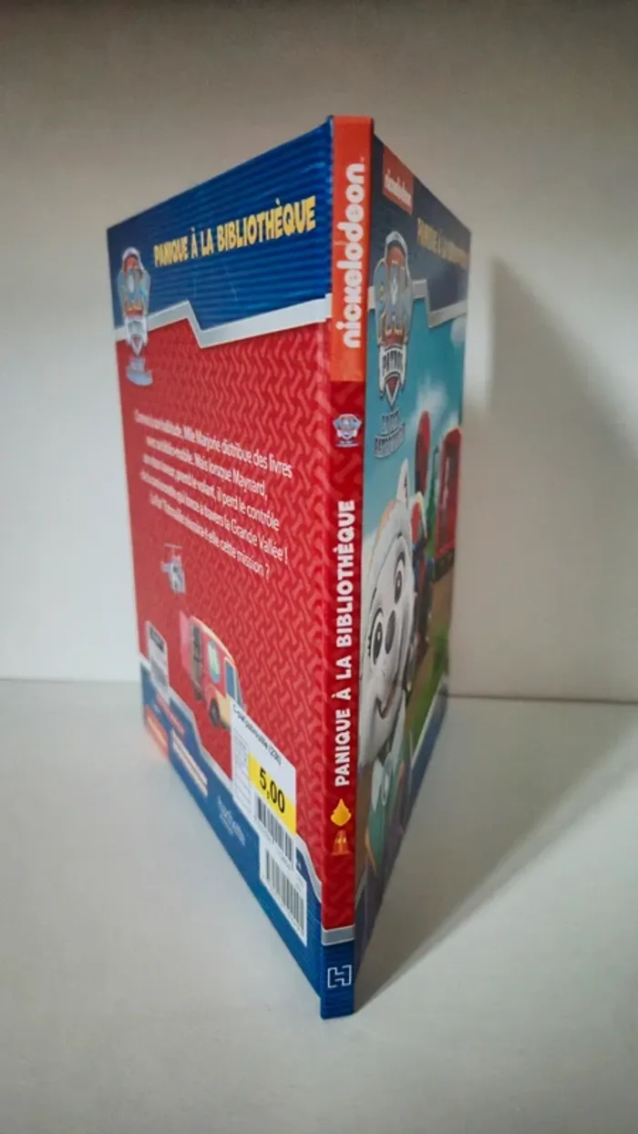 Livre pat patrouille "panique a la bibliothèque " - photo numéro 4