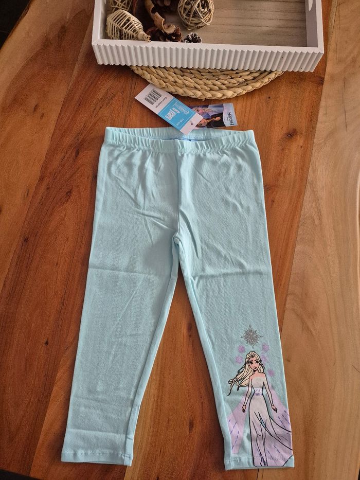 Legging Fille Reine des neiges bleu 6 ans