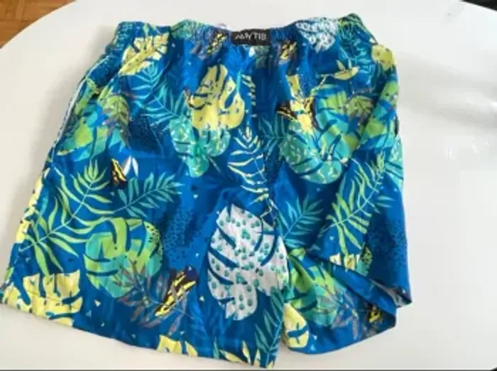 Short de bain tropical homme L neuf Amytis - photo numéro 2