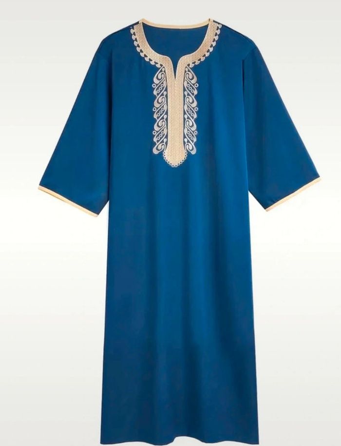 Quamis Abaya 💫fluide💫brodé 💫 taille 140- 10 12 ans