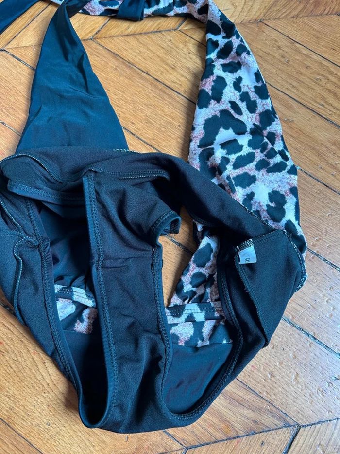 Neuf sublime maillot de bain 2 pièces léopard T36 - photo numéro 8