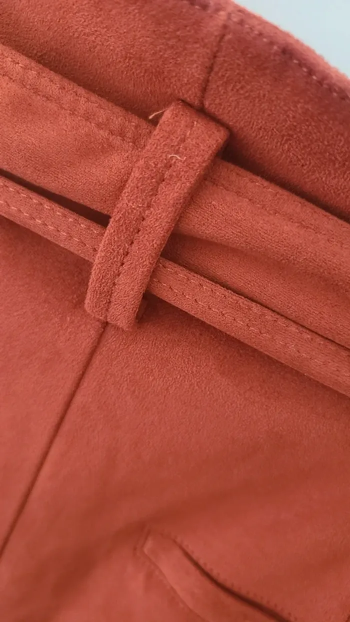 Short Suède cognac - photo numéro 4