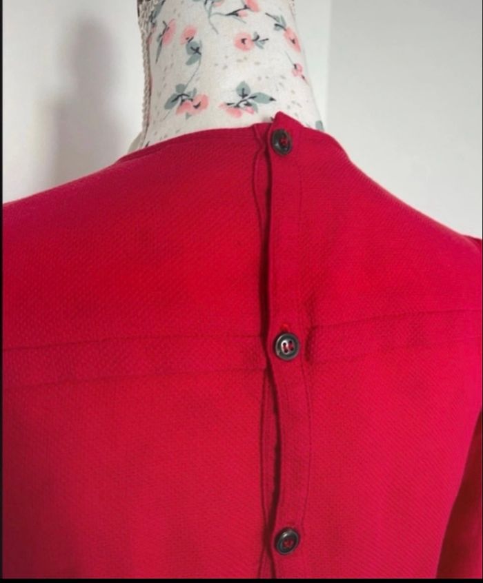 Blouse haut rouge Mango taille S ou 36 - photo numéro 7