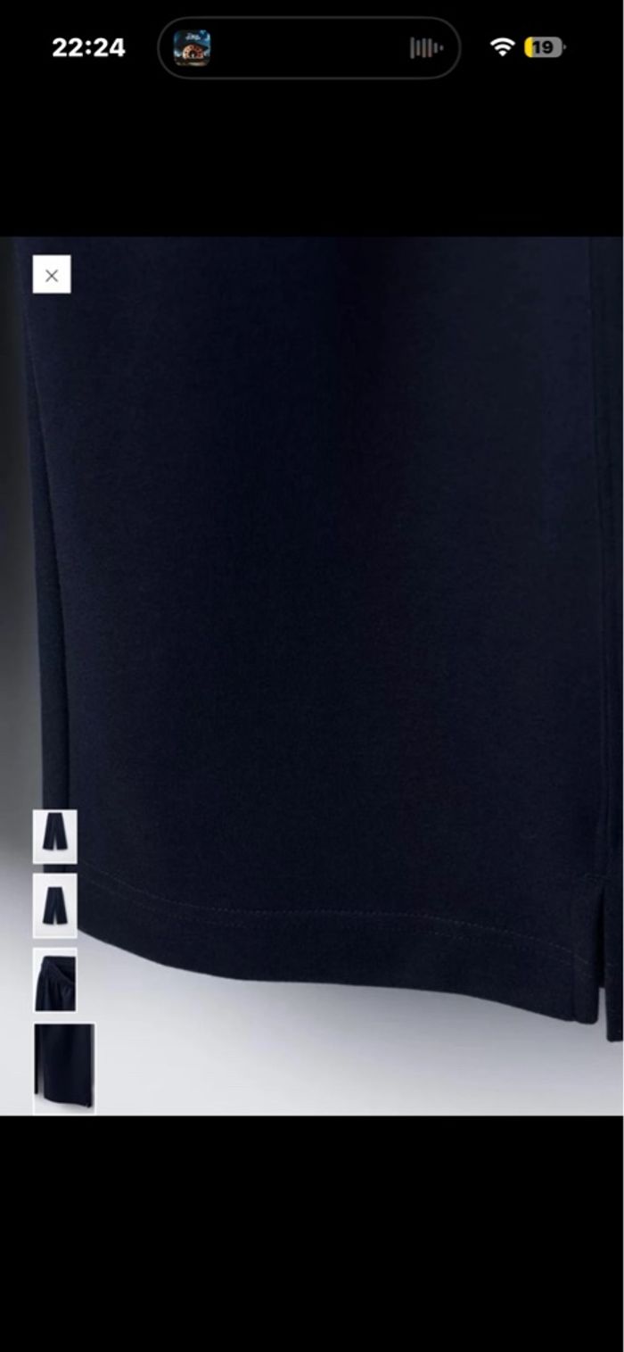 Pantalon interlock à jambes larges - photo numéro 3