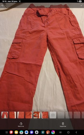 Pantalon à poches 10 ans GF35