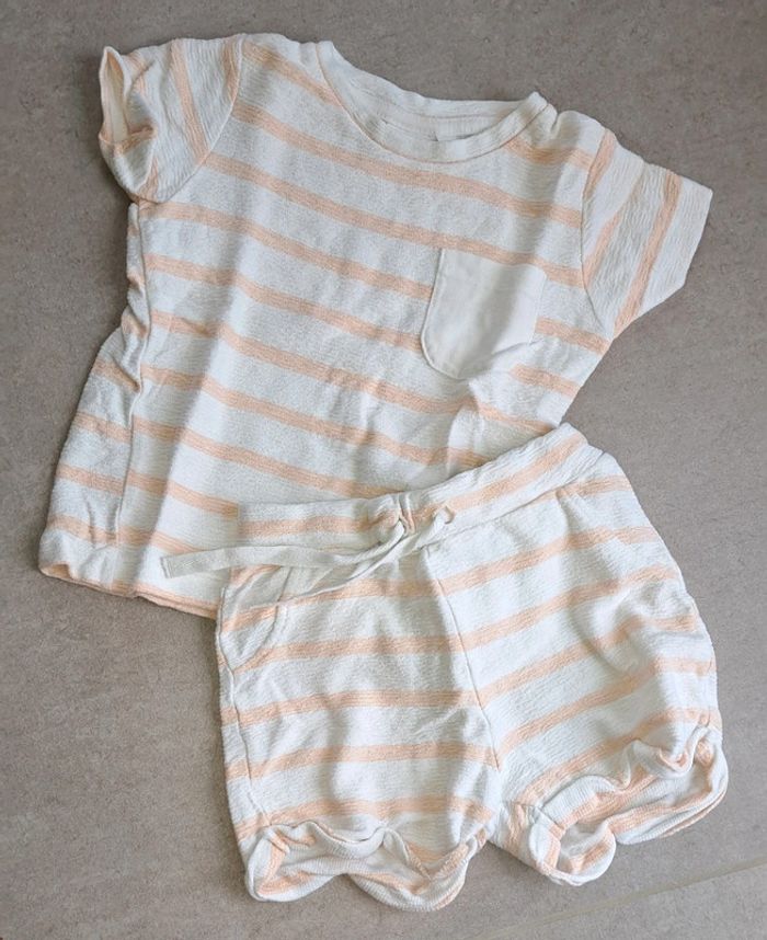 Ensemble Tee-shirt et short Name it 9 mois