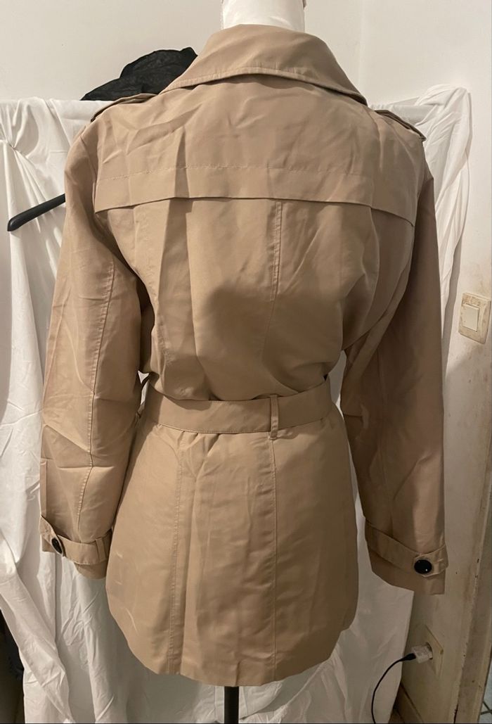 Trench coat imperméable marron vero moda xL femme - photo numéro 6