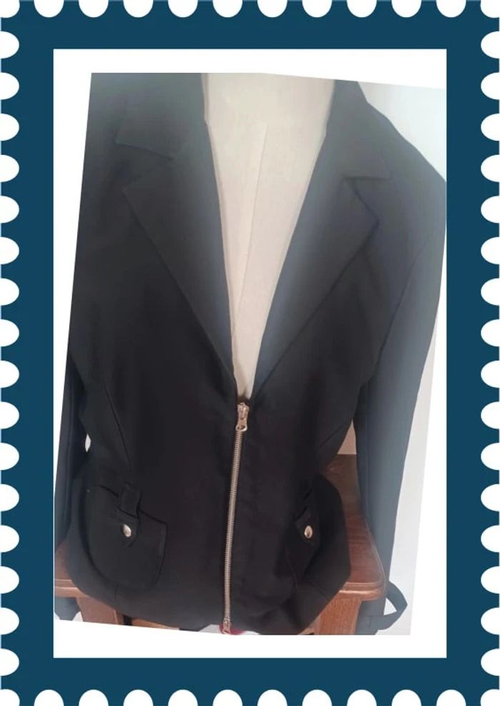 Blazer zippé Camaïeu taille 42 - photo numéro 3